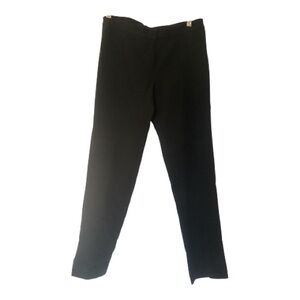 BCBGMaxAzria Women's Classic Black Straight Leg Trousers
